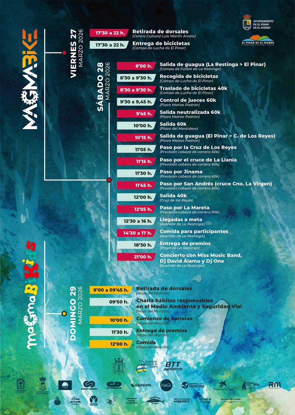 Cartel - Programación_Magma Bike 2026 Cartel – Programación_Magma Bike 2026